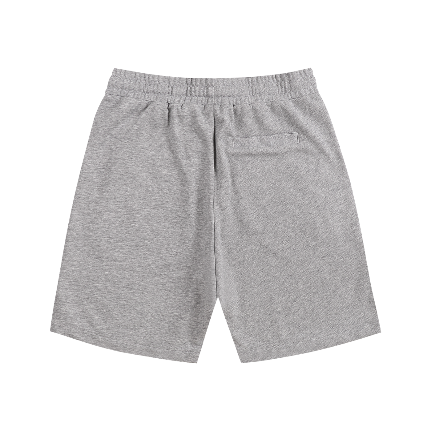 Gray shorts on a white background